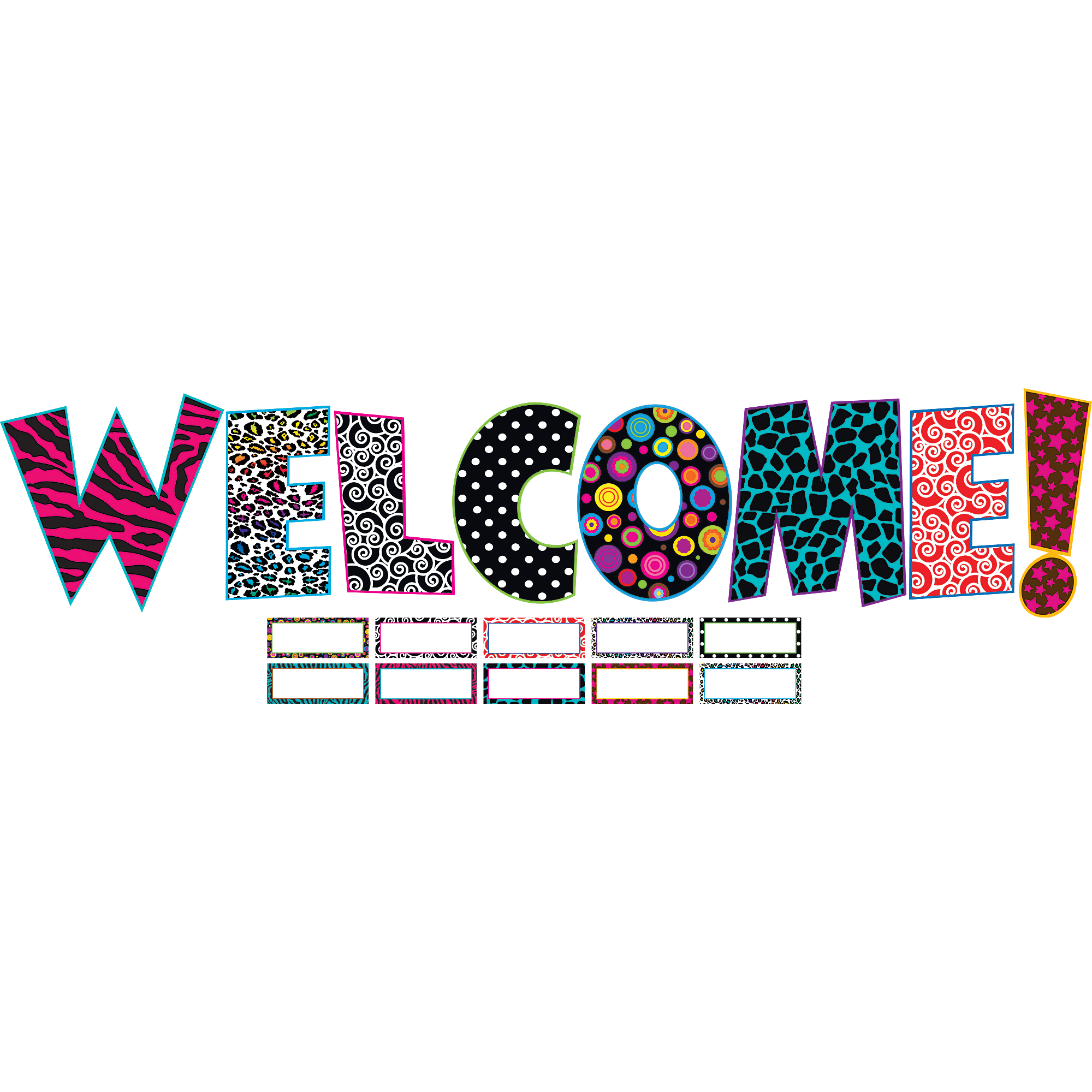 Fancy WELCOME Bulletin Board Display Set - TCR5144 | Teacher Created ...