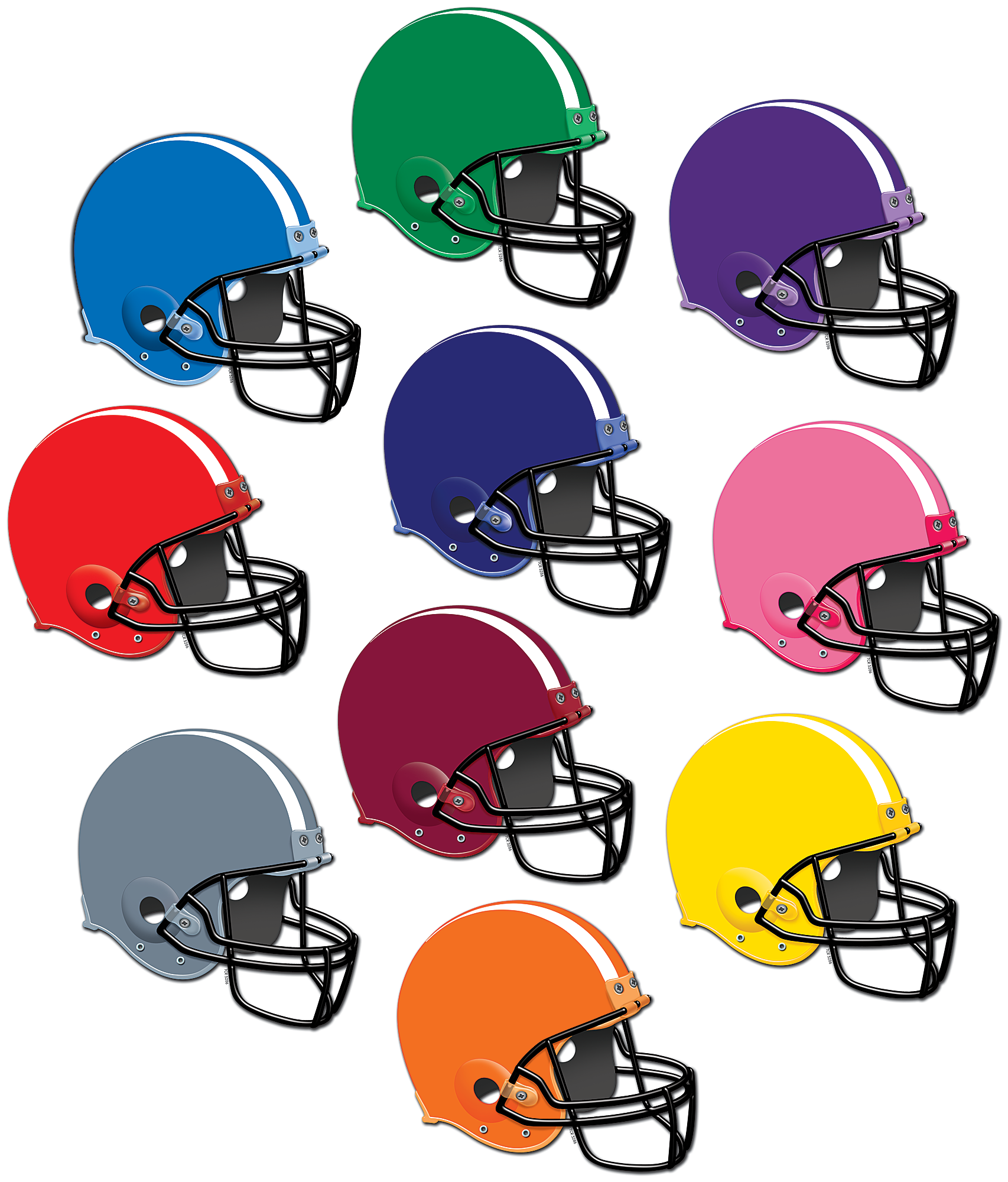 Football Helmets Accents Tcr5286 Teacher Created Resources