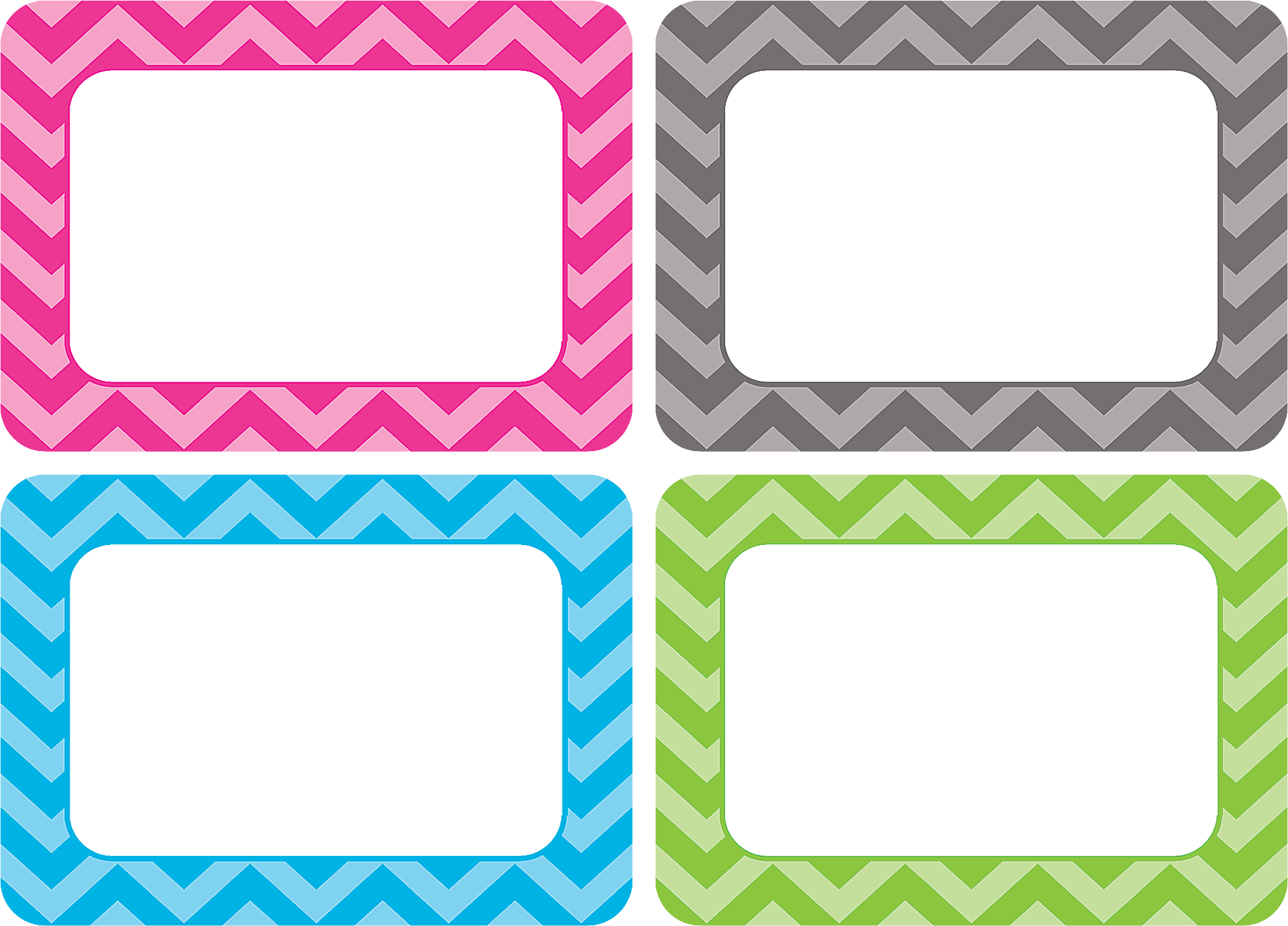 Chevron Name s Labels Multi Pack Tcr5526 Teacher Created Resources