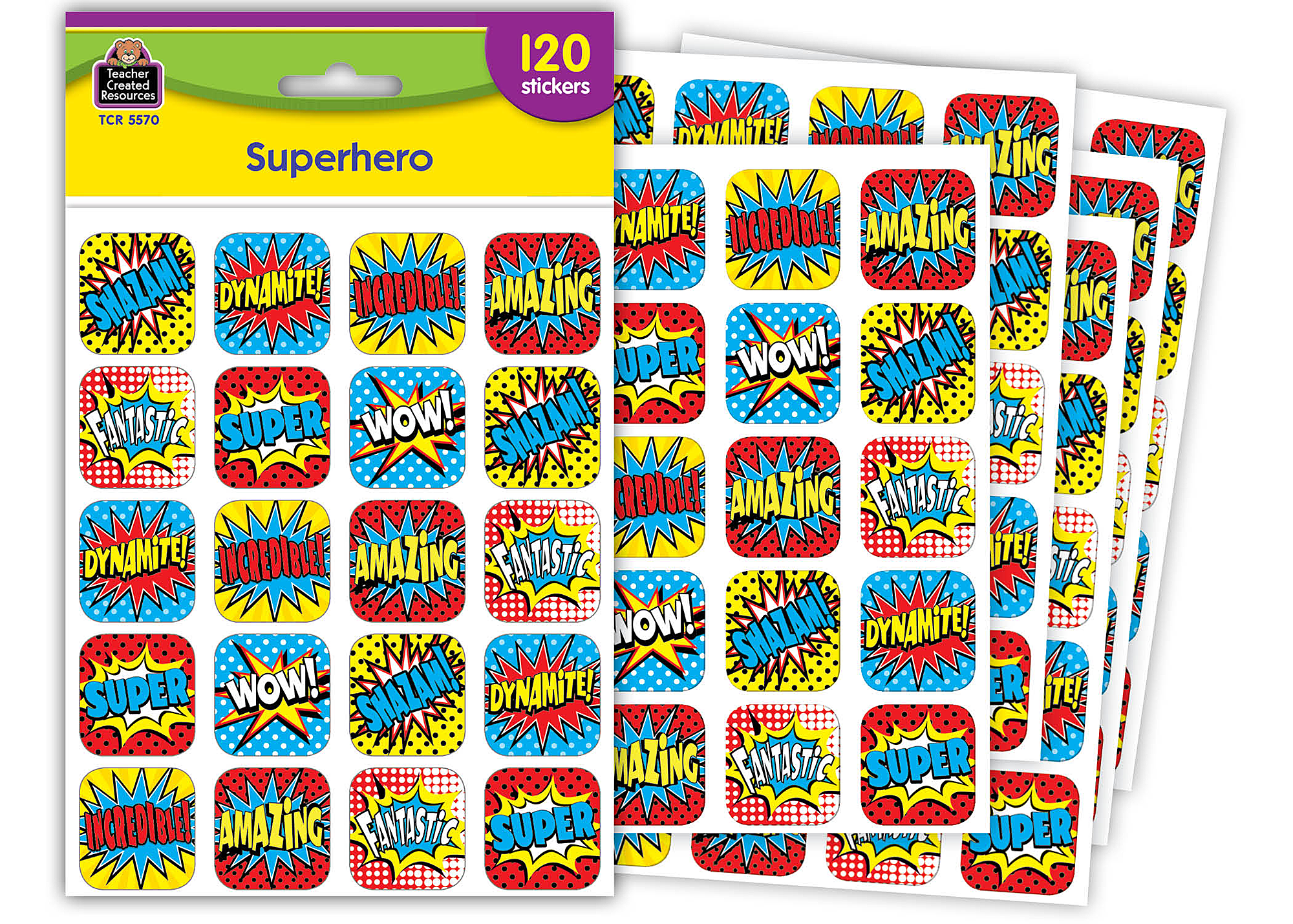 Superhero Stickers