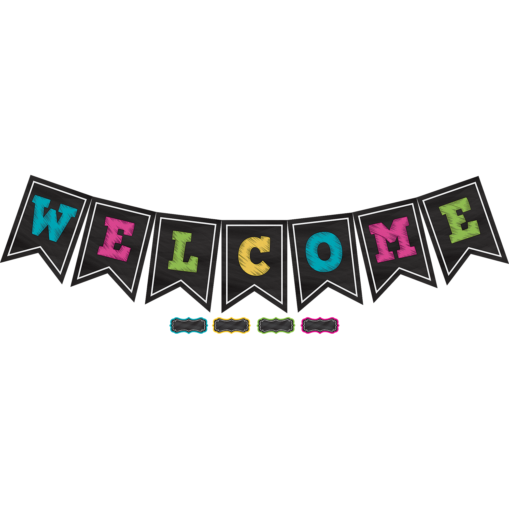 67 Pieces Marquee Welcome Bulletin Board Set Colorful Welcome Banner with Star Shaped Cutouts Classroom Banner Decoration for Teachers and Students Back to School Decoration 