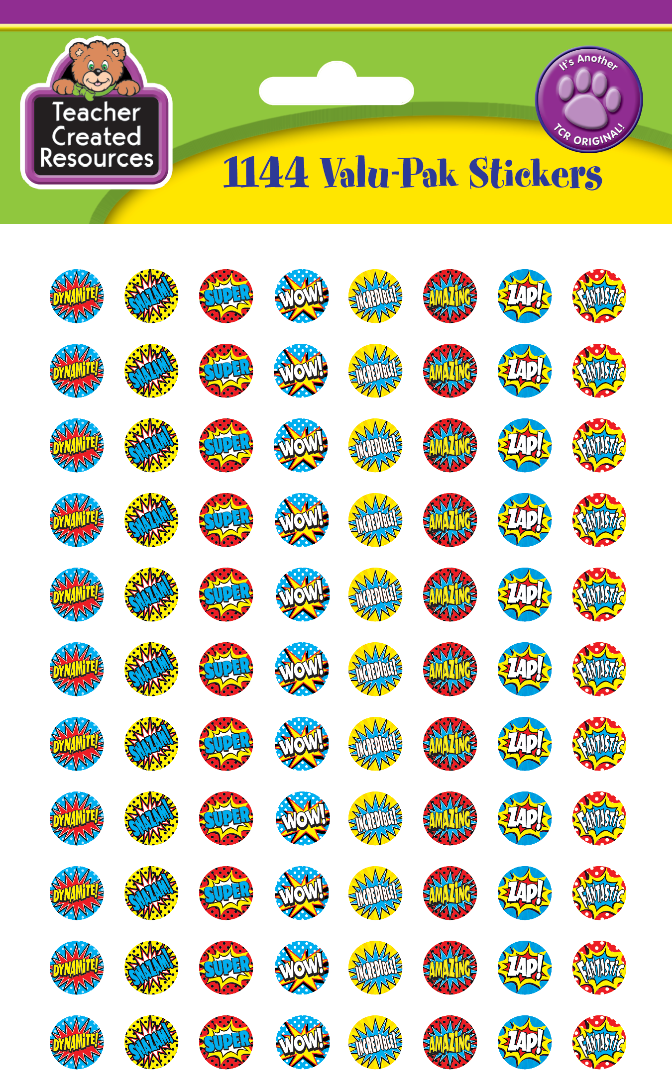 Superhero Mini Stickers Valu-Pak