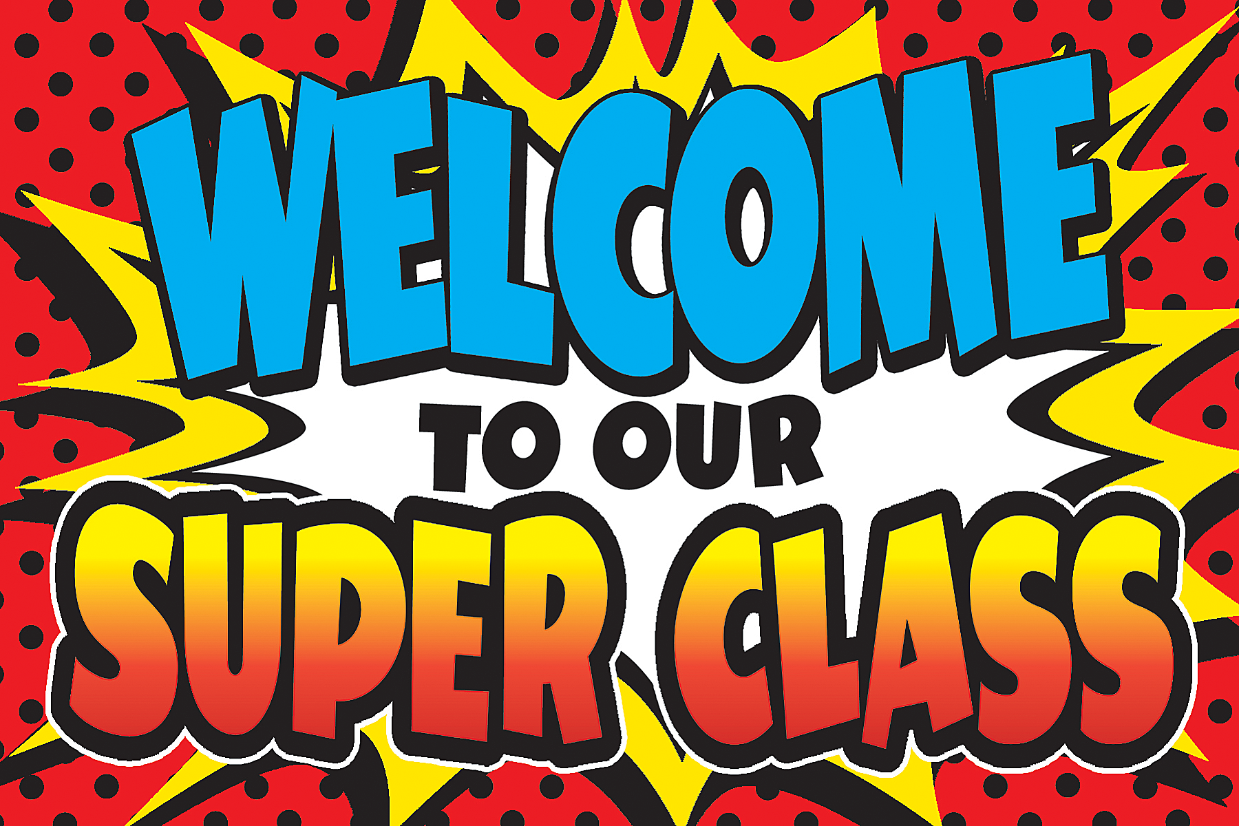 Superhero Welcome Postcards - TCR5652 | Teacher Created Resources