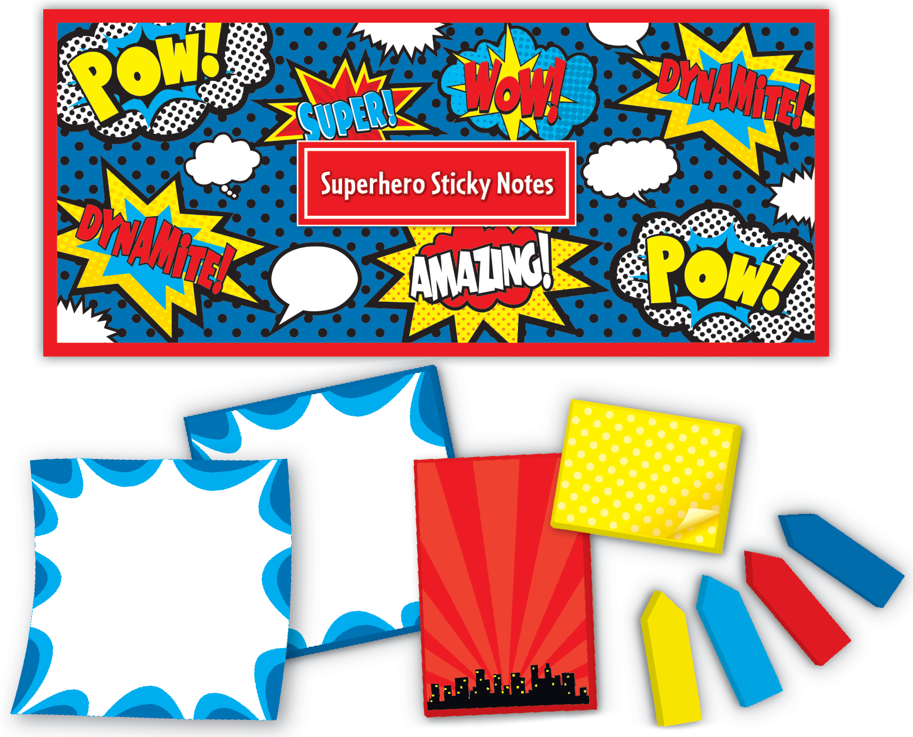 Superhero Sticky Notes TCR5664 Teacher Created Resources