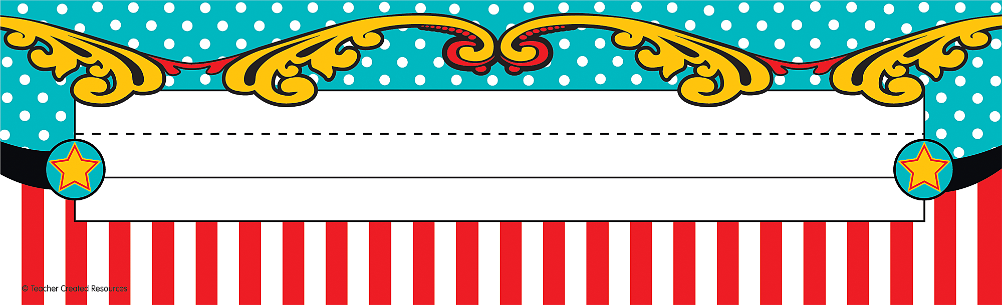 Carnival Flat Name Plates - TCR5715 | Teacher Created Resources