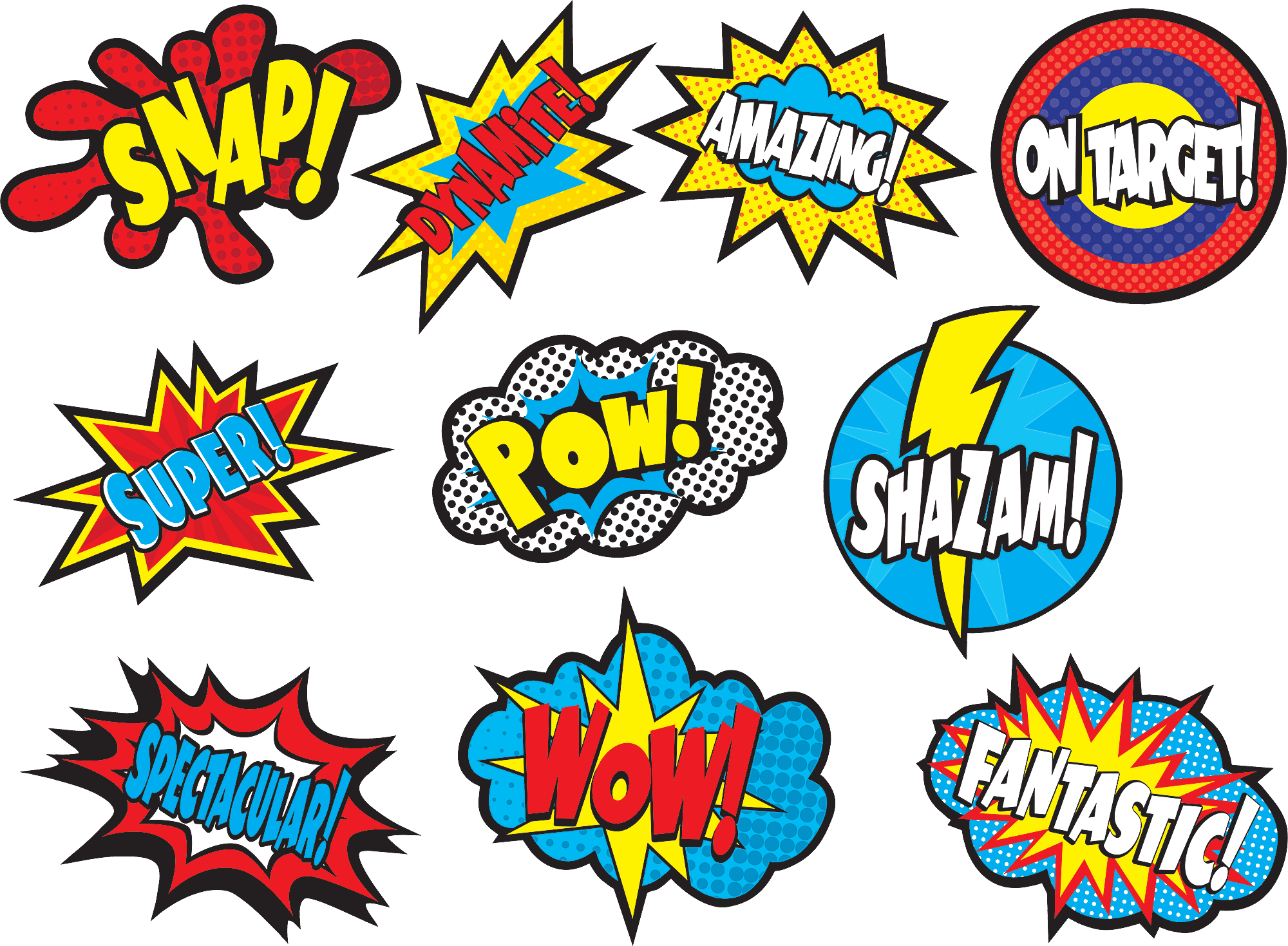 superhero words and phrases