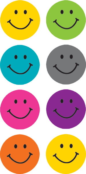 Bright Happy Faces Mini Stickers - TCR5839 | Teacher Created Resources