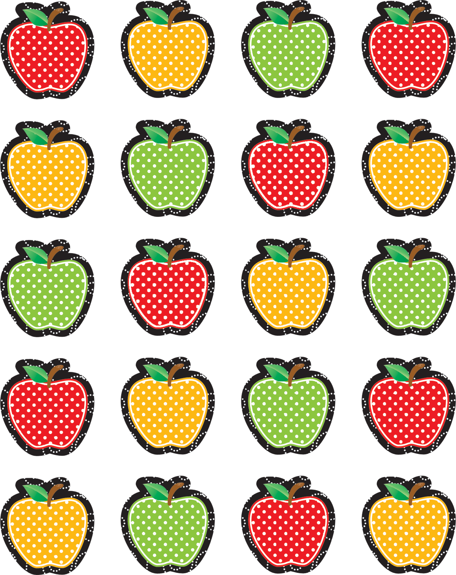 Dotty Apples Stickers