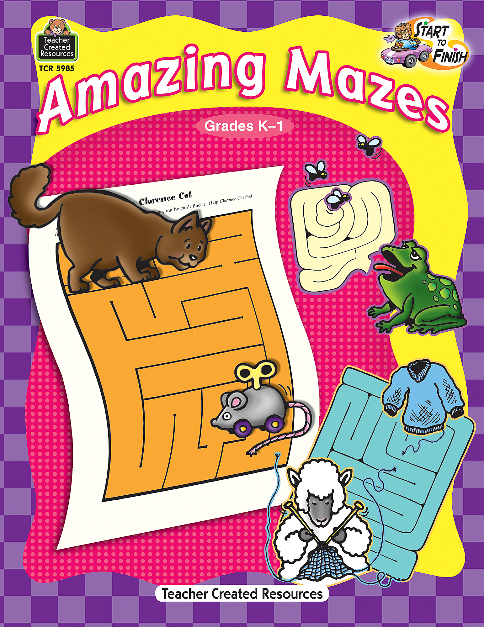 Start to Finish: Amazing Mazes Grade K-1 - TCR5985 | Teacher Created ...