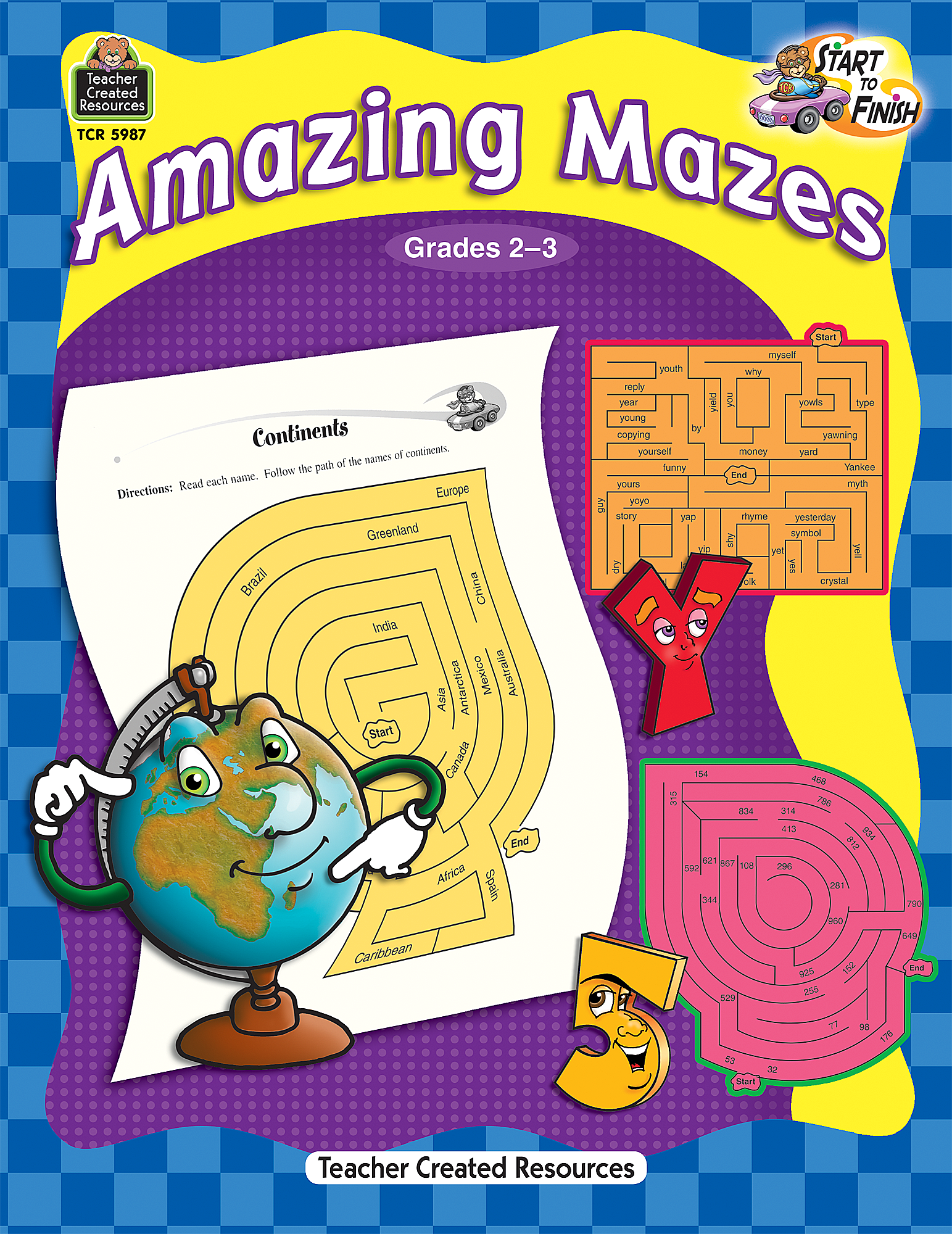 Start to Finish: Amazing Mazes Grade 2-3 - TCR5987 | Teacher Created ...