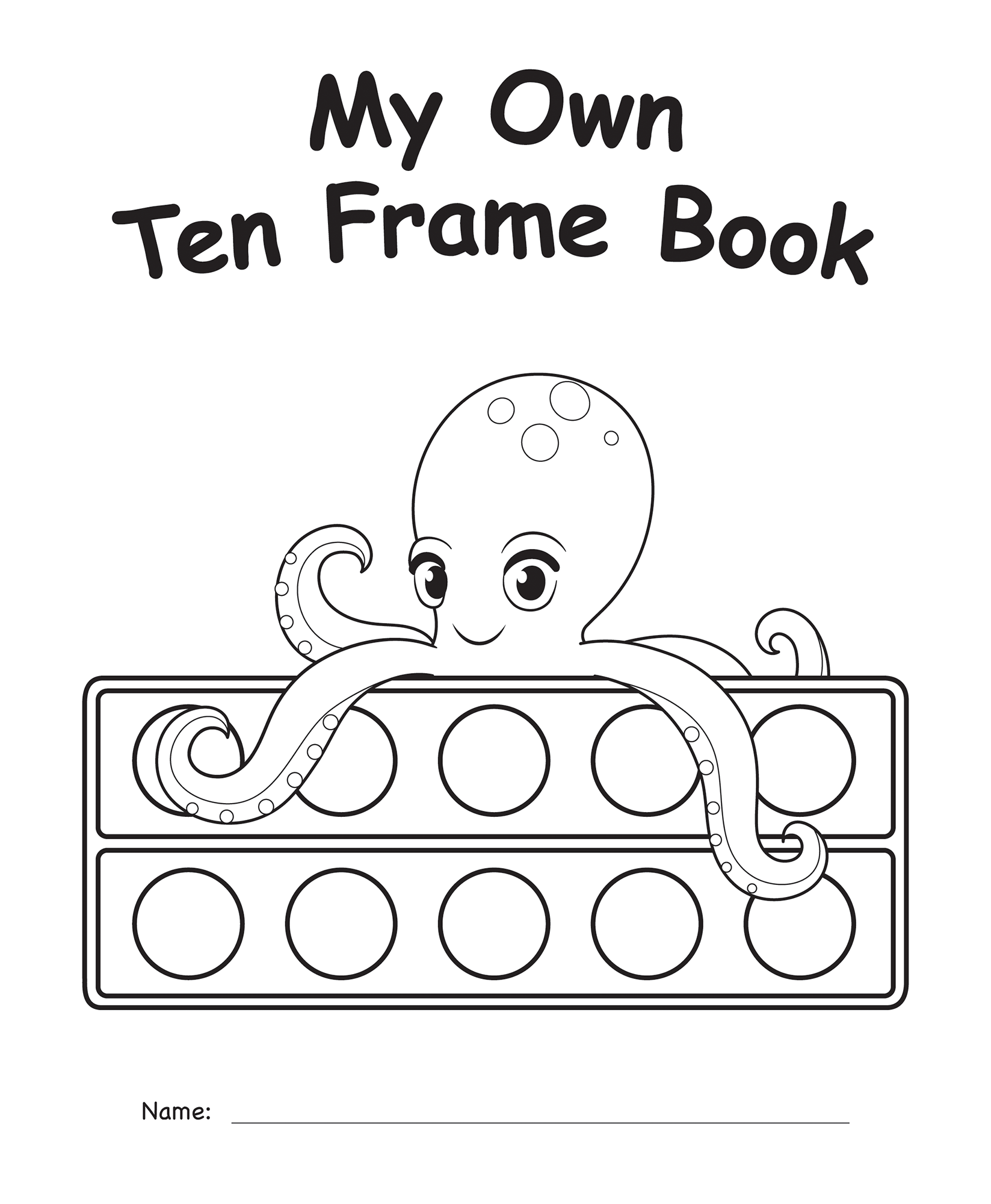 My Own Books: My Ten Frame Book - TCR60019 | Teacher Created Resources