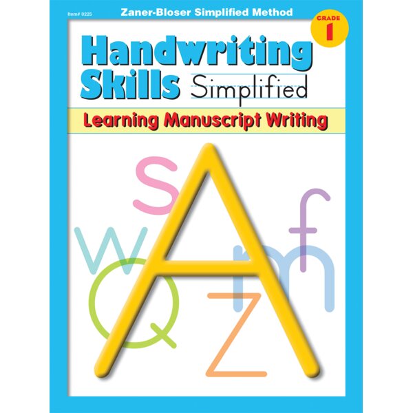 TCR0225 Handwriting Skills Simplified: Learning Manuscript Writing Gr. 1 Image