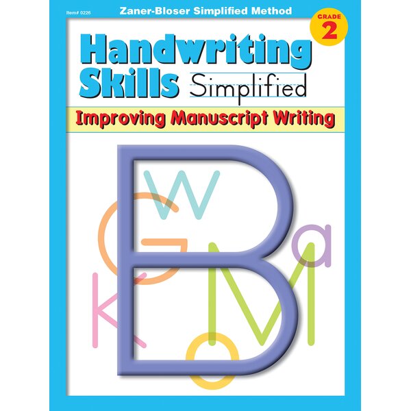 TCR0226 Handwriting Skills Simplified: Improving Manuscript Writing Gr. 2 Image