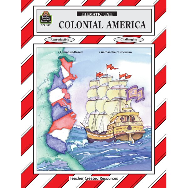 TCR0597 Colonial America Thematic Unit Image