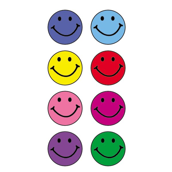 TCR1236 Happy Faces Mini Stickers Image