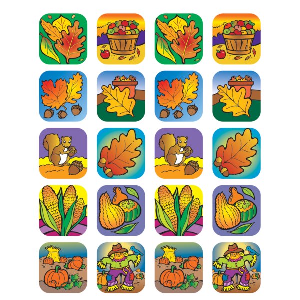 TCR1806 Fall Stickers Image