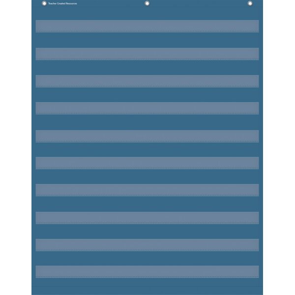 TCR20104 Slate Blue 10 Pocket Chart Image