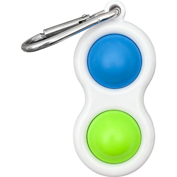 TCR20132 Fidget Popper Keychain - Blue/Green Image