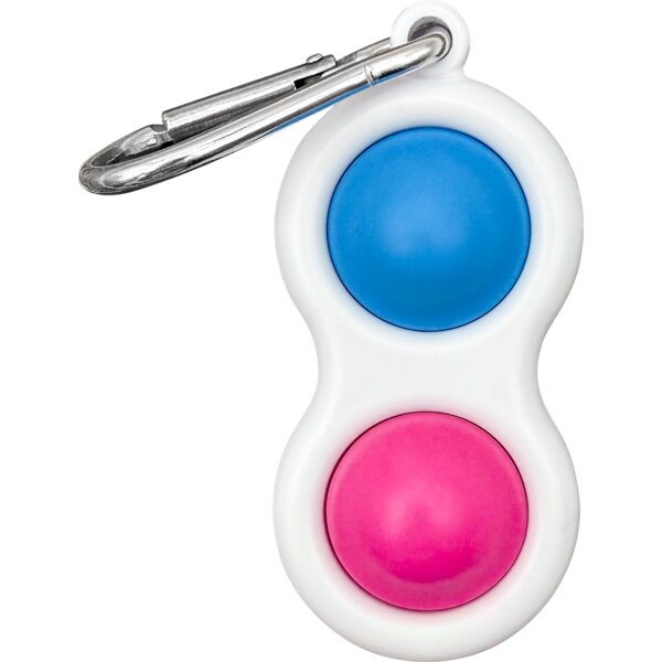 TCR20133 Fidget Popper Keychain - Blue/Pink Image