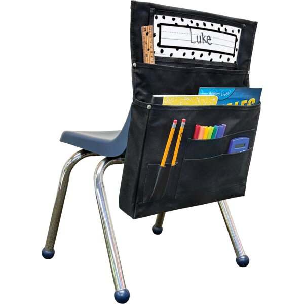 TCR20281 Black Chair Pocket - For Small Chairs Image