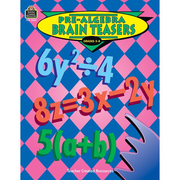 TCR2039 Pre-Algebra Brain Teasers Image