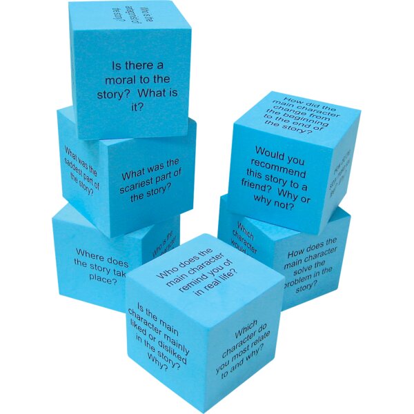 TCR20634 Foam Reading Comprehension Cubes Image