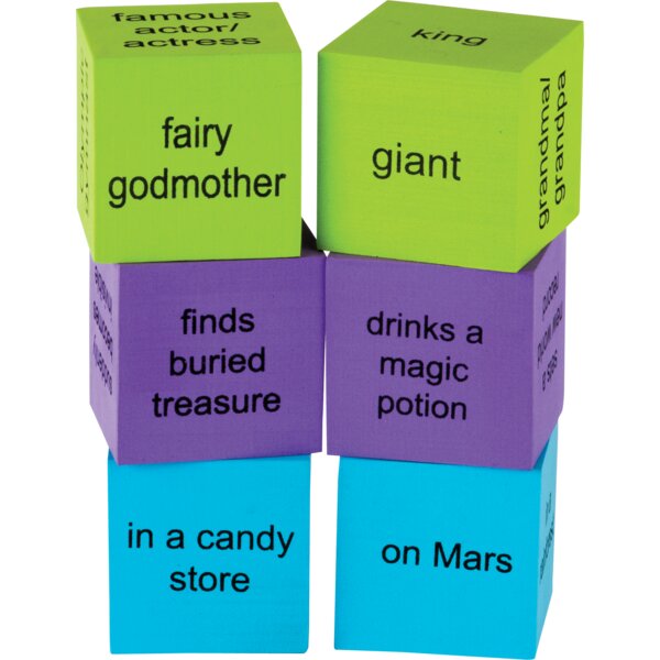 TCR20641 Foam Story Starter Cubes Image