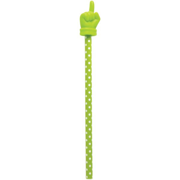 TCR20679 Lime Polka Dots Hand Pointer Image