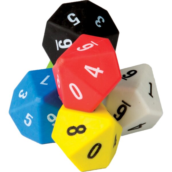 TCR20805 10 Sided Dice 6-Pack Image