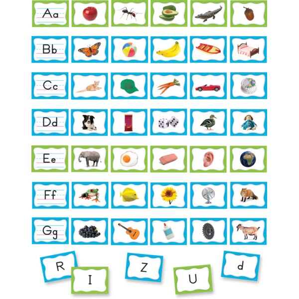 TCR20852 Alphabet Pocket Chart Cards Image