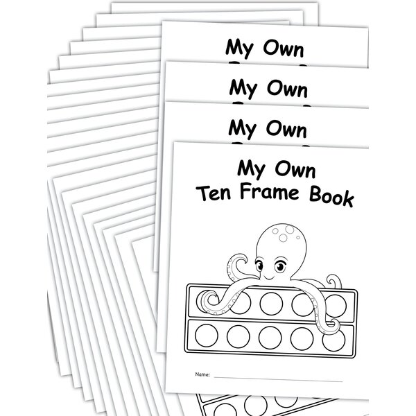 TCR2088762 My Own Books: My Ten Frame Book, 25 Pack Image