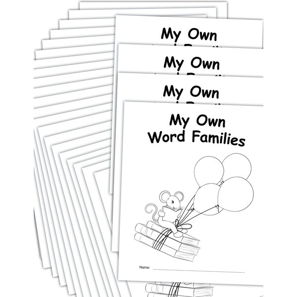 TCR2088764 My Own Books: My Word Families Book, 25 Pack Image