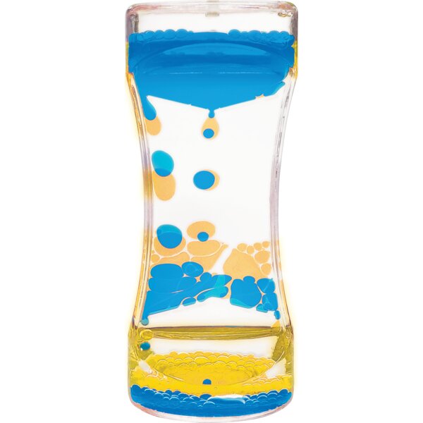 TCR20965 Blue & Yellow Liquid Motion Bubbler Image