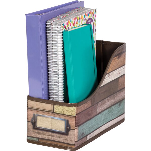 TCR20969 Reclaimed Wood Book Bin Image