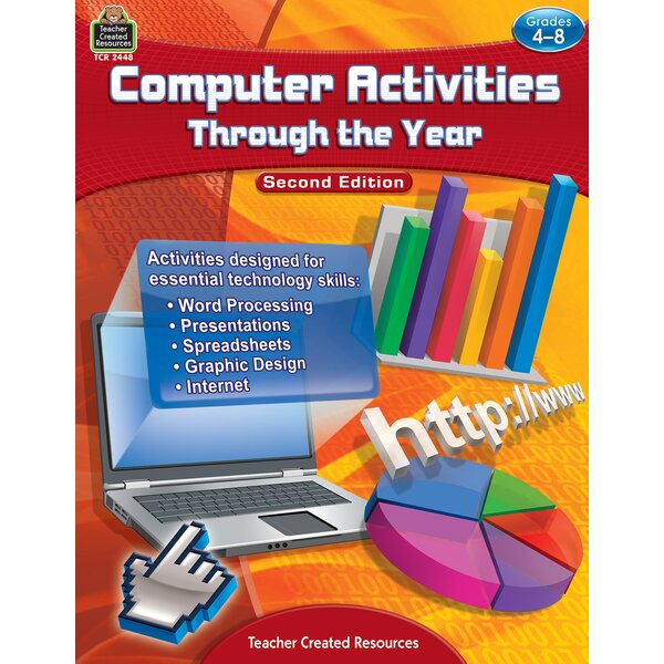 TCR2448 Computer Activities Through the Year Grade 4-8 Image