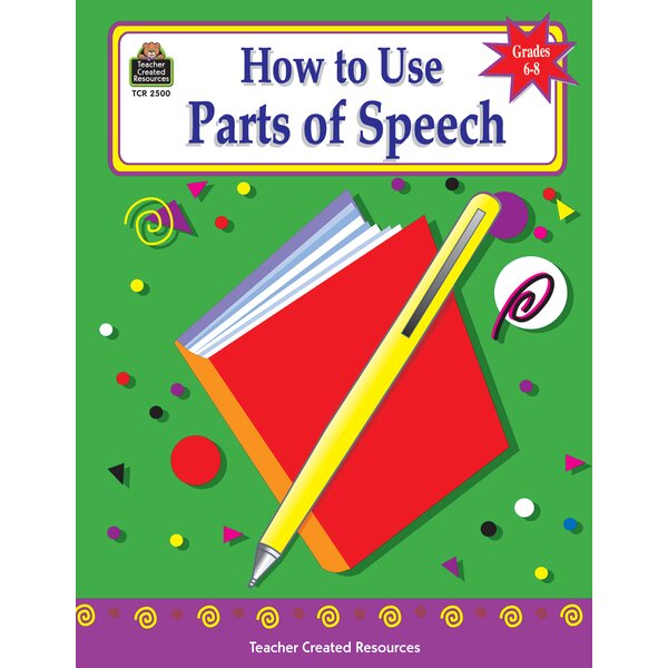 TCR2500 How to Use Parts of Speech, Grades 6-8 Image