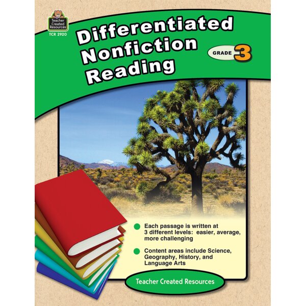 TCR2920 Differentiated Nonfiction Reading Grade 3 Image