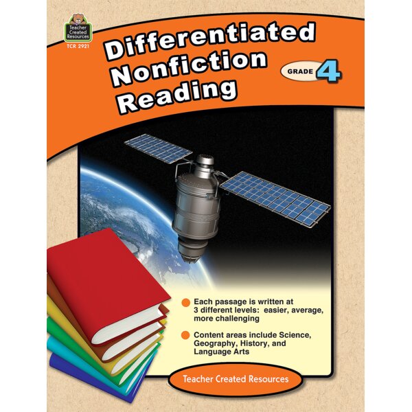 TCR2921 Differentiated Nonfiction Reading Grade 4 Image