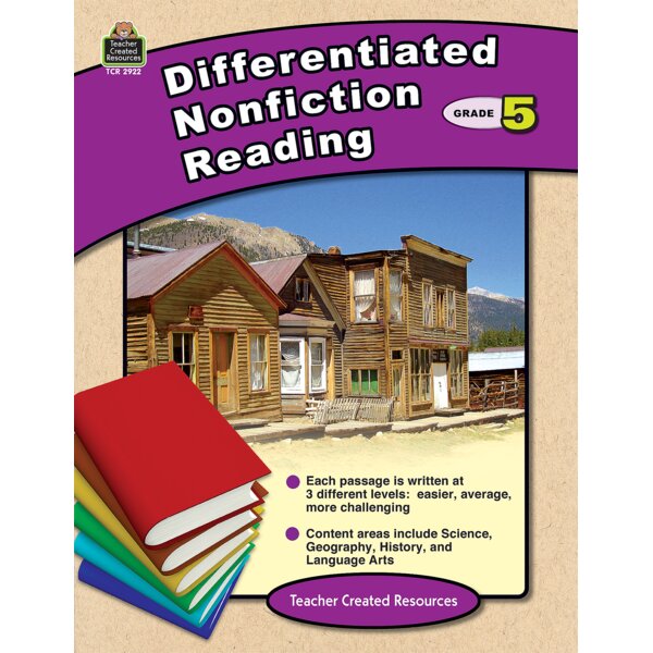 TCR2922 Differentiated Nonfiction Reading Grade 5 Image