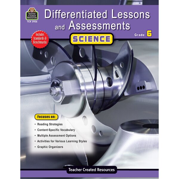 TCR2926 Differentiated Lessons & Assessments: Science Grade 6 Image