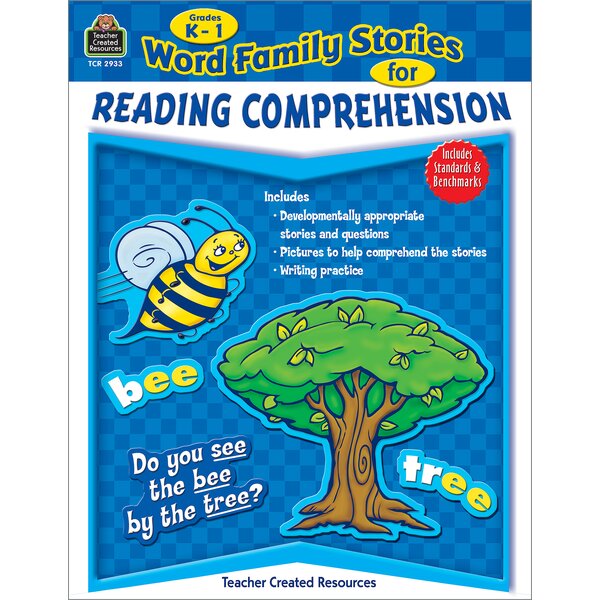 TCR2933 Word Family Stories for Reading Comprehension Grade K-1 Image