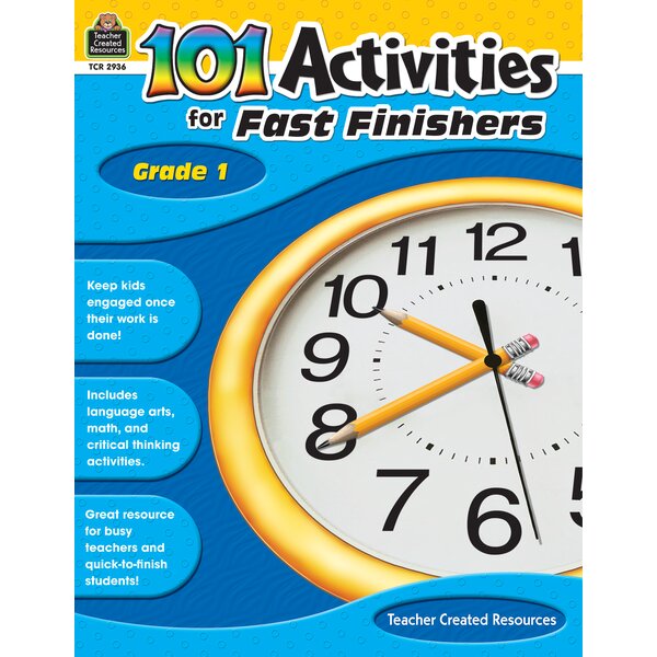 TCR2936 101 Activities For Fast Finishers Grade 1 Image