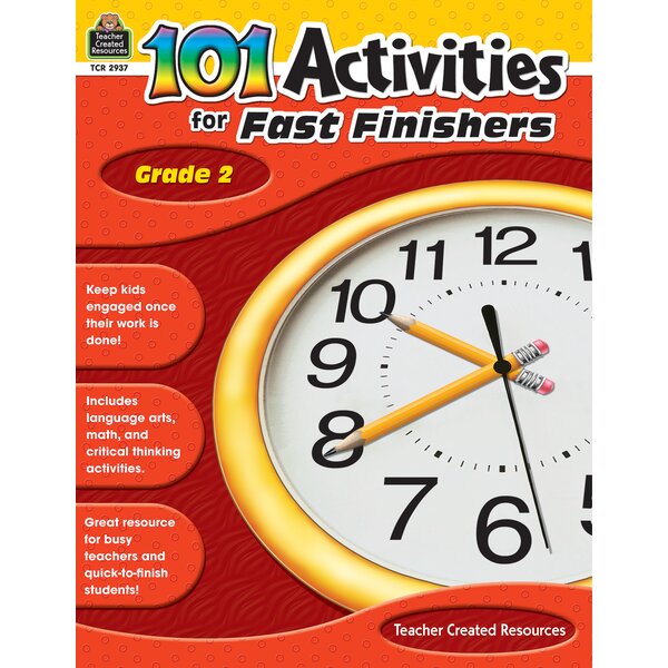 TCR2937 101 Activities For Fast Finishers Grade 2 Image