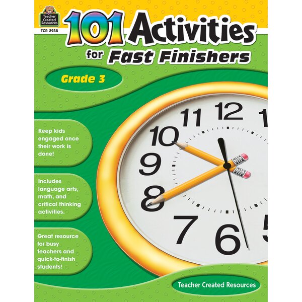 TCR2938 101 Activities For Fast Finishers Grade 3 Image