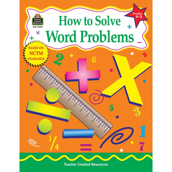 TCR2949 How to Solve Word Problems, Grades 4-5 Image