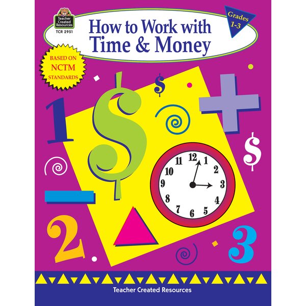 TCR2951 How to Work with Time & Money, Grades 1-3 Image