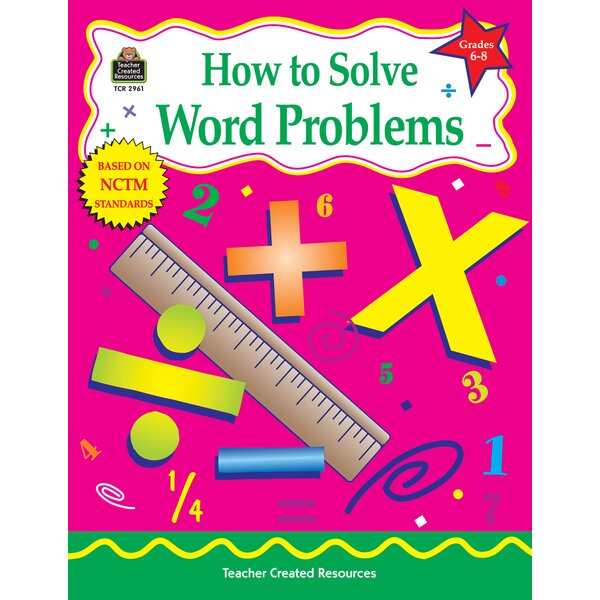 TCR2961 How to Solve Word Problems, Grades 6-8 Image