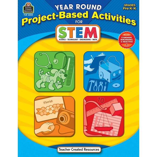 TCR3024 Year Round Project-Based Activities for STEM PreK-K Image