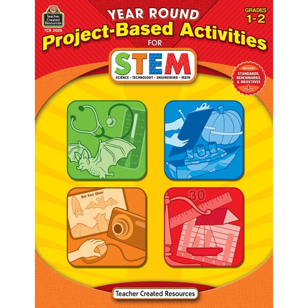 TCR3025 Year Round Project-Based Activities for STEM Grade 1-2 Image