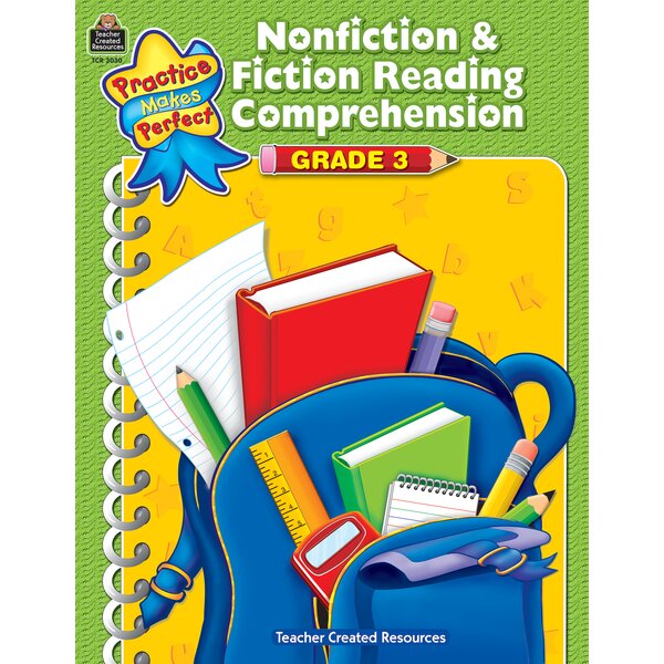 TCR3030 Nonfiction & Fiction Reading Comprehension Grade 3 Image